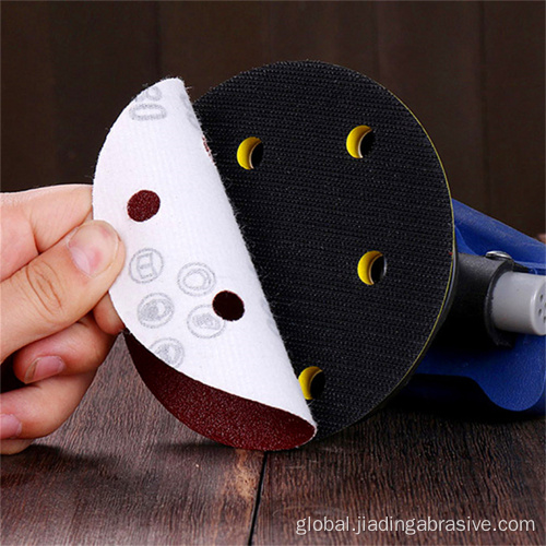 Sanding Disks Abrasive wholesale sandpaper disc 125mm sanding disks 6 holes Supplier